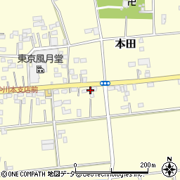 埼玉県深谷市本田4182周辺の地図