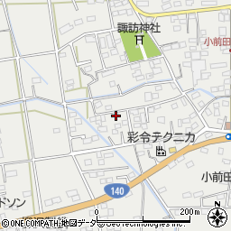埼玉県深谷市小前田202周辺の地図