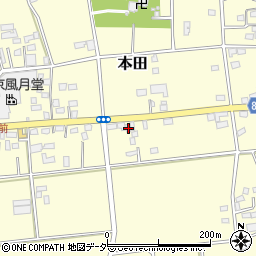 埼玉県深谷市本田4175周辺の地図