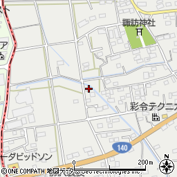 埼玉県深谷市小前田177周辺の地図