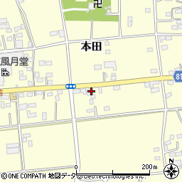 埼玉県深谷市本田4173周辺の地図