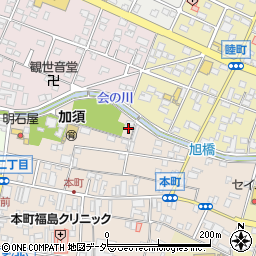 埼玉県加須市本町周辺の地図