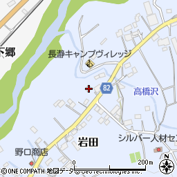 埼玉県秩父郡長瀞町岩田332周辺の地図