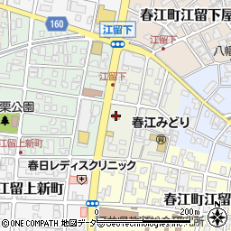 モスバーガー福井春江店周辺の地図