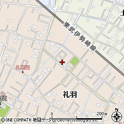 埼玉県加須市礼羽332-22周辺の地図