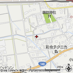 埼玉県深谷市小前田180周辺の地図