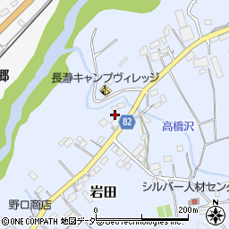 埼玉県秩父郡長瀞町岩田331周辺の地図