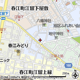 福井県坂井市春江町江留下周辺の地図