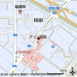 アイン薬局行田２号店周辺の地図