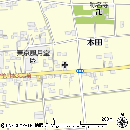 埼玉県深谷市本田382周辺の地図