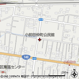 小前田仲町公民舘周辺の地図