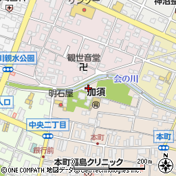 加須エルピーガス保安センター周辺の地図