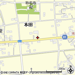埼玉県深谷市本田1863周辺の地図
