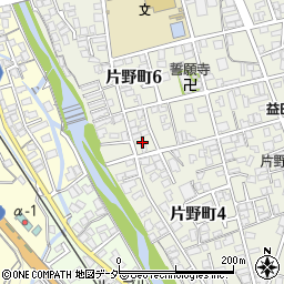 岐阜県高山市片野町6丁目180周辺の地図