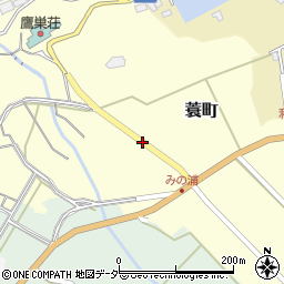 福井県福井市蓑町周辺の地図