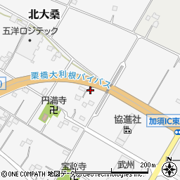 埼玉県加須市北大桑977周辺の地図