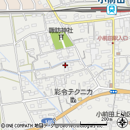 埼玉県深谷市小前田183周辺の地図