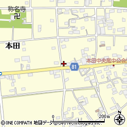 埼玉県深谷市本田1888周辺の地図