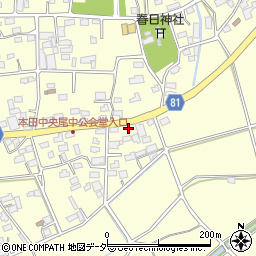 埼玉県深谷市本田4030周辺の地図