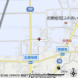 福井県坂井市丸岡町北横地6周辺の地図