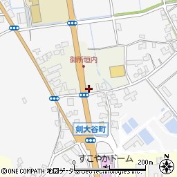 福井県福井市御所垣内町6周辺の地図