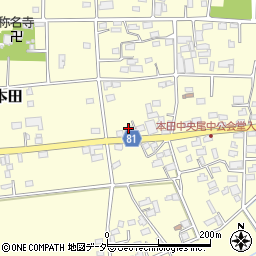 埼玉県深谷市本田1890周辺の地図