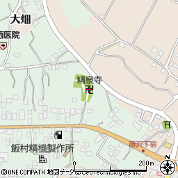 精泉寺周辺の地図