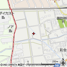 埼玉県深谷市小前田107周辺の地図