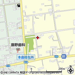 埼玉県深谷市本田177周辺の地図