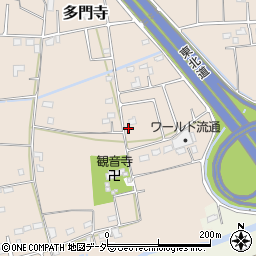 埼玉県加須市多門寺303周辺の地図