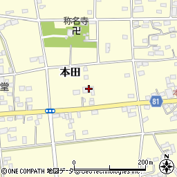 有限会社冨田自動車　本社周辺の地図