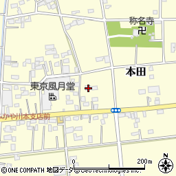 埼玉県深谷市本田379-1周辺の地図