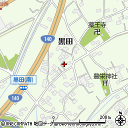 埼玉県深谷市黒田1474周辺の地図