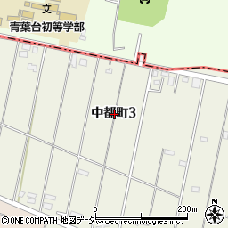 茨城県土浦市中都町3丁目周辺の地図