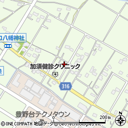 埼玉県加須市間口1259-5周辺の地図