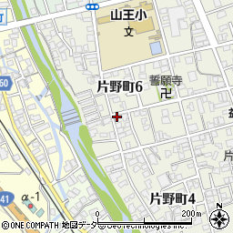 岐阜県高山市片野町6丁目192周辺の地図