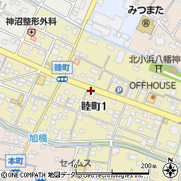 埼玉県加須市睦町周辺の地図