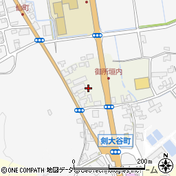 福井県福井市御所垣内町16周辺の地図