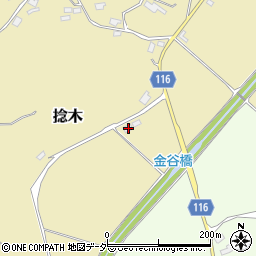 茨城県行方市捻木1159周辺の地図