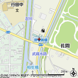 行田湯本天然温泉　茂美の湯周辺の地図