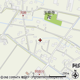 埼玉県加須市阿良川周辺の地図
