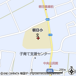 長野県東筑摩郡朝日村古見1265周辺の地図