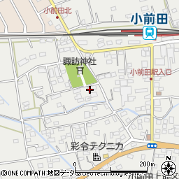 埼玉県深谷市小前田15周辺の地図