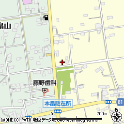 埼玉県深谷市本田133周辺の地図
