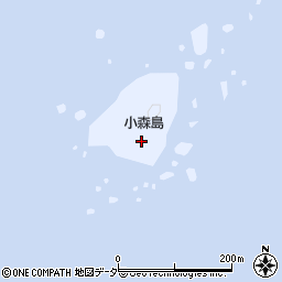小森島周辺の地図