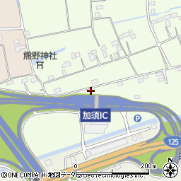 埼玉県加須市北篠崎87周辺の地図