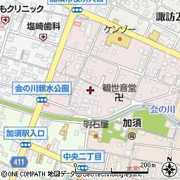 埼玉県加須市向川岸町周辺の地図