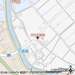 太田万蔵橋周辺の地図