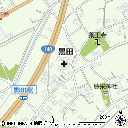 埼玉県深谷市黒田1481周辺の地図