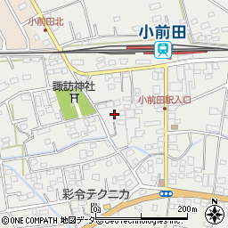 埼玉県深谷市小前田1110周辺の地図